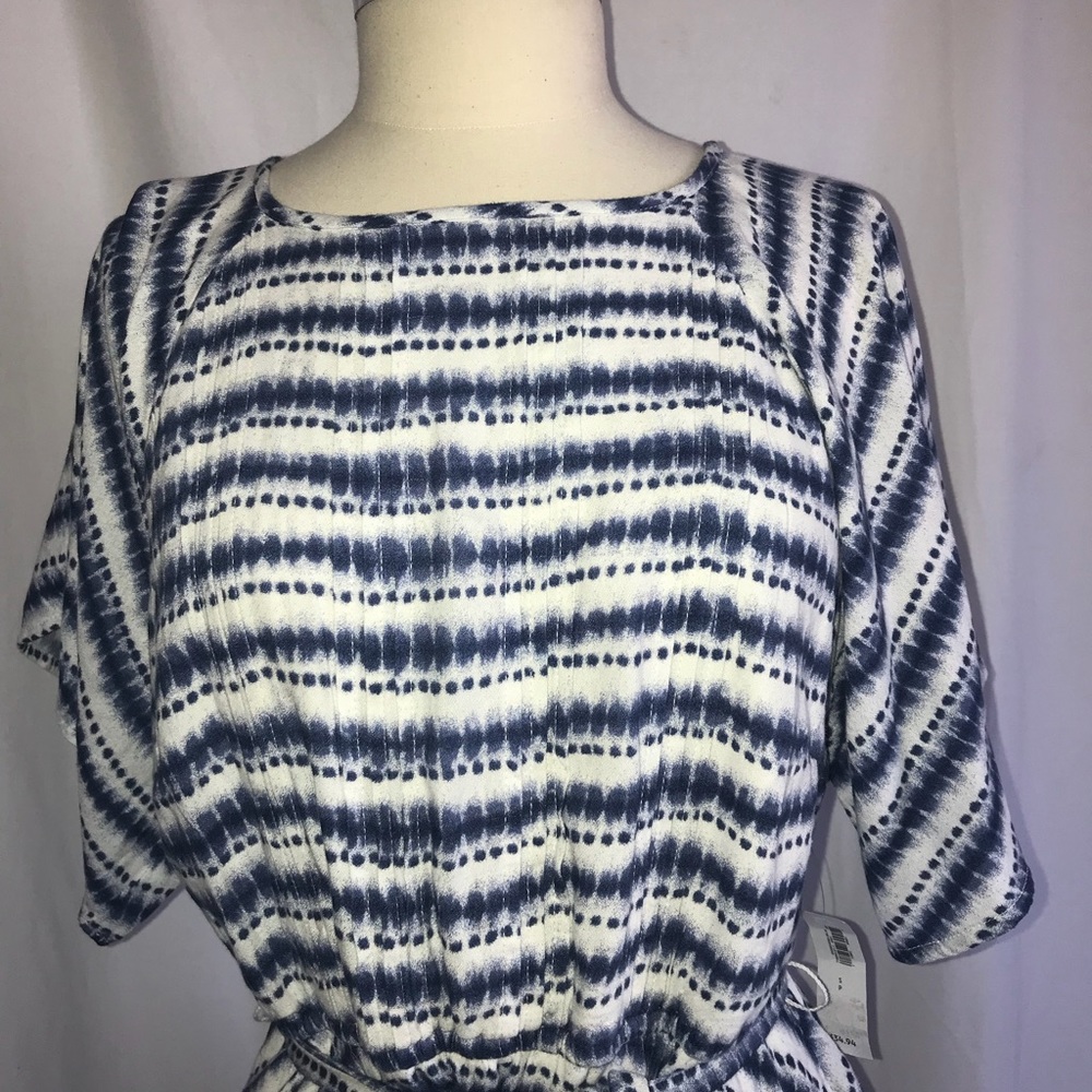 Old Navy blue & white dress - Picture 2 of 5